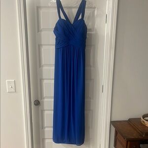 Elegant Royal Blue Formal Evening Cocktail Dress